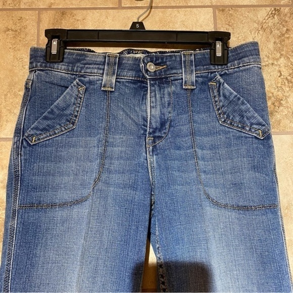 Levi’s Perfect Waist Capri Denim Jeans 4 Blue - Picture 3 of 6